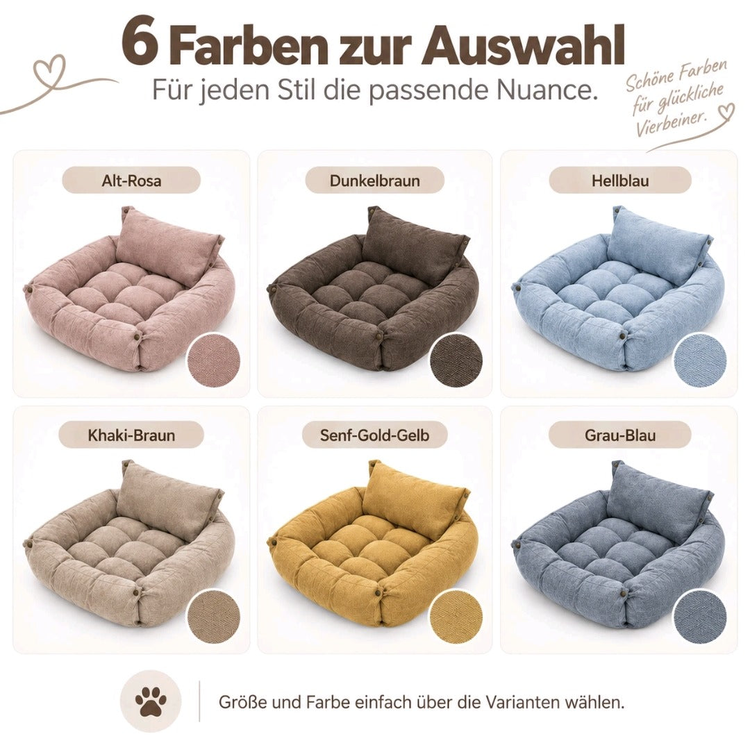 Leichte, waschbare 3in1 Hundematte - Hundekissen Hundebett