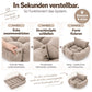Leichte, waschbare 3in1 Hundematte - Hundekissen Hundebett