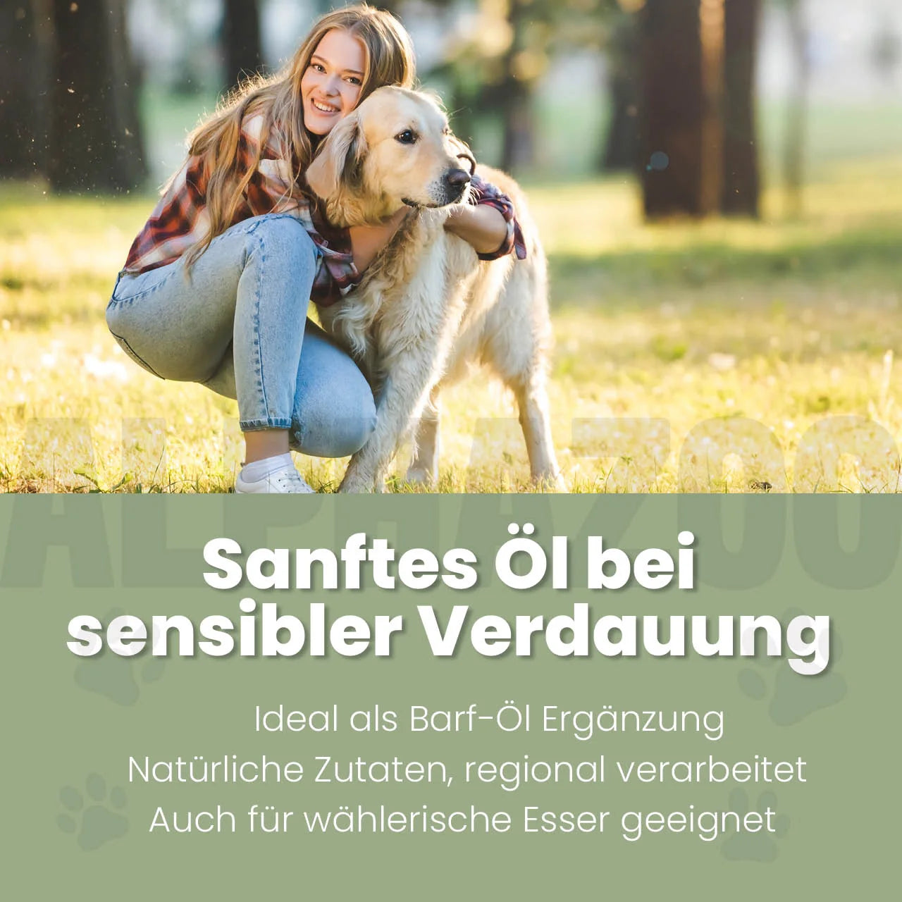 Pupsbremse Futteröl für Hunde - Leinöl, Hanföl & Kürbiskernöl für sensible Hundebäuche