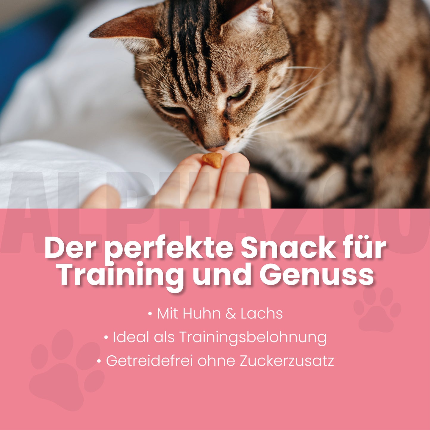 Verlachst Nochmal - Getreidefreie Katzenleckerlis mit Lachs und Huhn